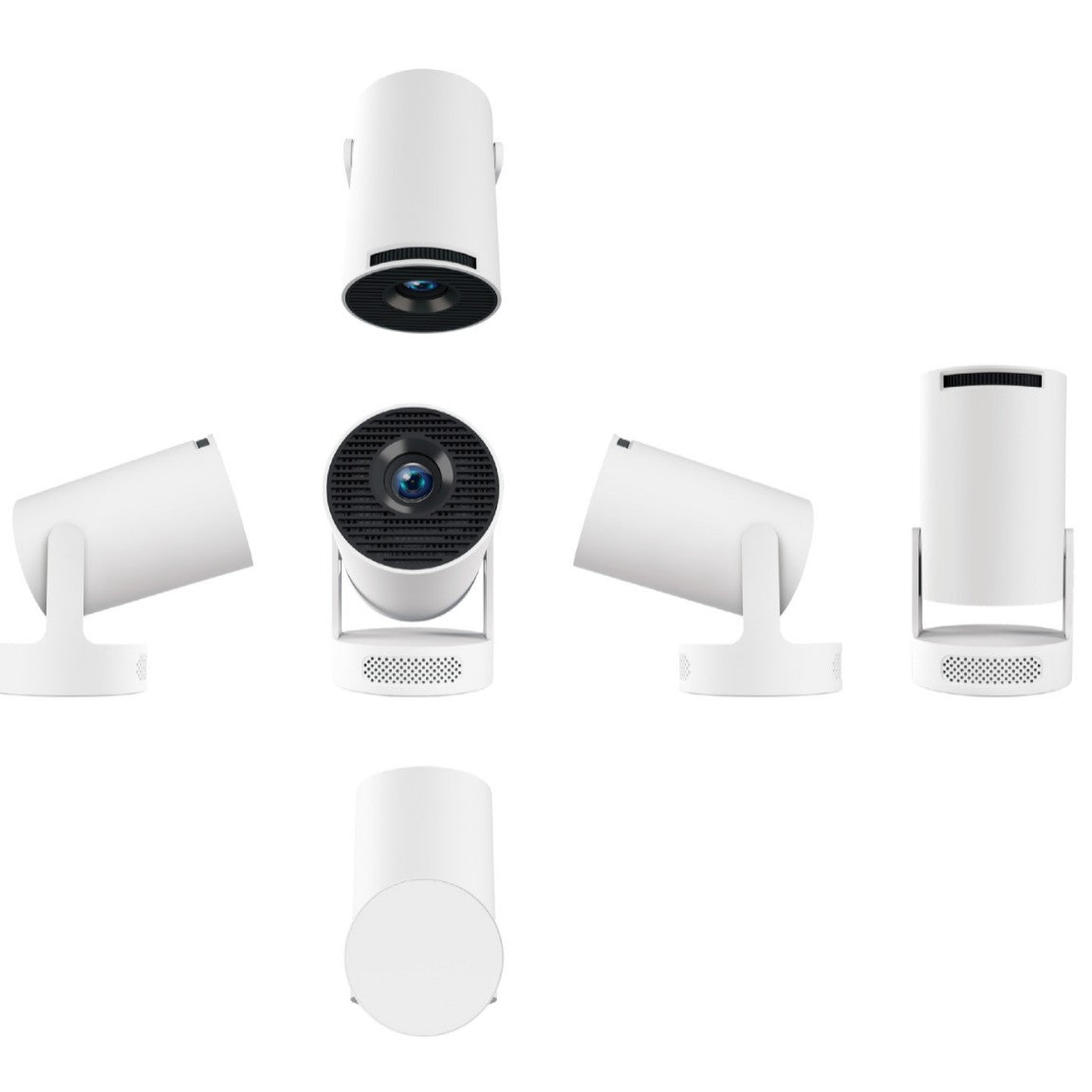 HY300 Ultra Mini Smart Projector – 720P HD, WiFi 6, Auto Correction & Silent Cooling